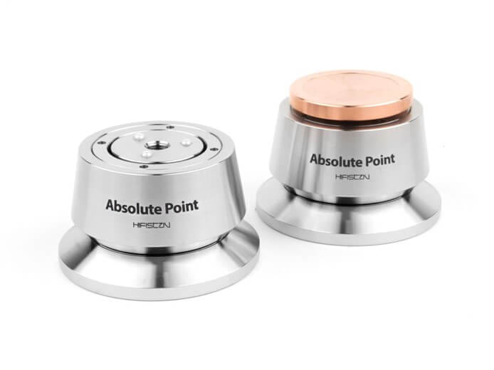 ฐานรองเครื่องเสียง HIFISTAY : HIFISTAY ABSOLUTE POINT MAGNUM 80 MM (ขนาด 80 MM) (สี SILVER)/SET OF 4 (STEEL BOX)